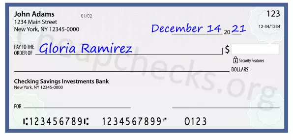 payee line written on check