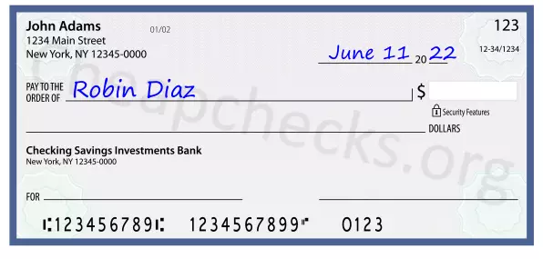 payee line written on check