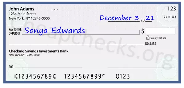 payee line written on check