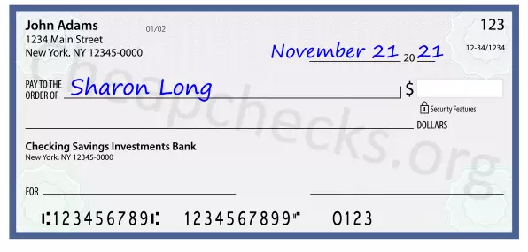 payee line written on check