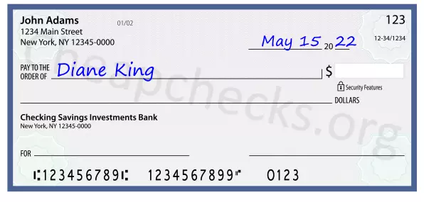 payee line written on check