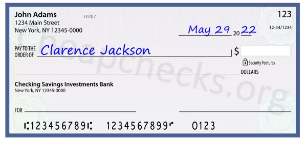 payee line written on check