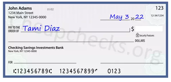 payee line written on check