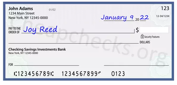 payee line written on check