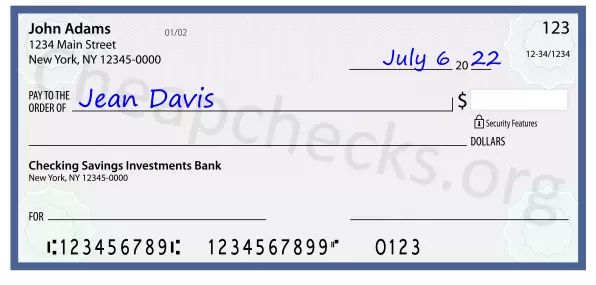 payee line written on check