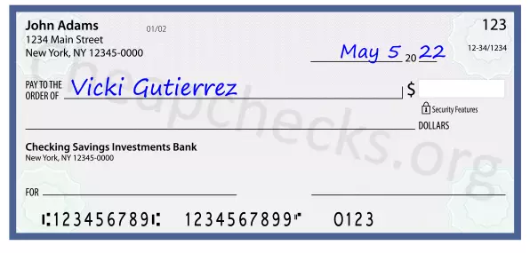 payee line written on check