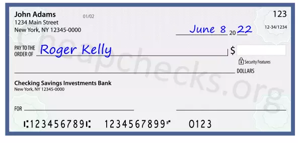 payee line written on check