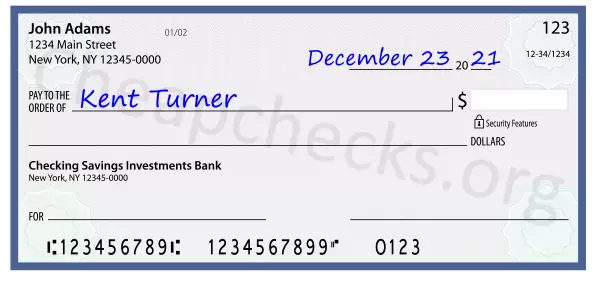 payee line written on check