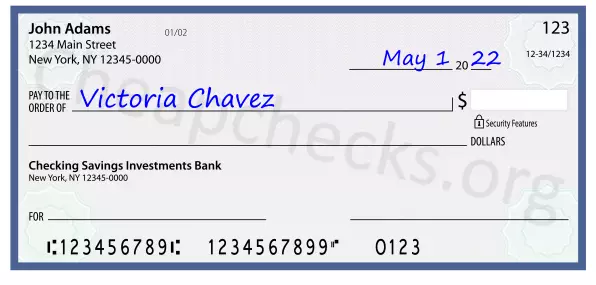 payee line written on check