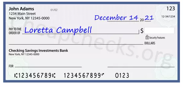 payee line written on check